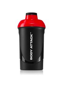 Body Attack Sports Nutrition Body Attack Shaker sports shaker BPA-free colour Black-Red 600 ml