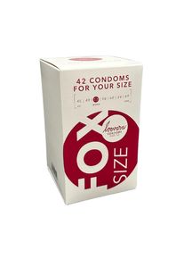 Loovara Intimate - Fox 53 Natuurlijke Rubberen Condooms Maat 53 - 42 stuks