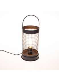 Honsel Moderne tafellamp grijs 44 cm E27 - Horario