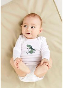 name it Langarmbody »Nbmbody 3p Ls Laurel Wreath Dino«, (Packung, 3 Tlg.) bunt, Größe 56 - N-Gr, 3er Pack Bodys von name it für Babys