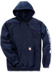 Carhartt Logo, hoodie , kleur: donkerblauw , maat: L