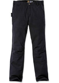 Carhartt Duck Double Front, pantalon cargo , couleur: Noir , taille: W34/L32