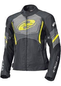 Held Baxley Top, textile jacket , color: Black/Neon-Yellow , size: XXL