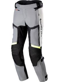Alpinestars Bogot&aacute; Pro 4S, pantalon en textile Drystar , couleur: Gris Clair/Noir/Jaune N&eacute;on , taille: S