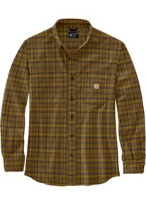 Carhartt Flannel-Plaid, shirt , kleur: Bruin/Beige (B33) , maat: S