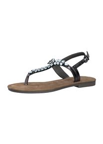 Tamaris Dames Teenslipper lichtblauw / antraciet 36