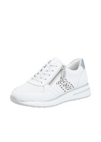 Remonte Dames Sneakers laag zilver / wit 39