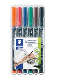 Staedtler Universal pen Lumocolor perm S 6pcs