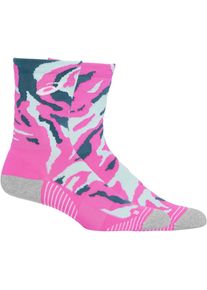 asics Unisex Color Camo Run Crew Sock pink