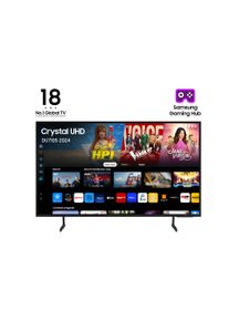 TV Samsung Crystal UHD 75" DU7105 2024, 4K, Smart TV