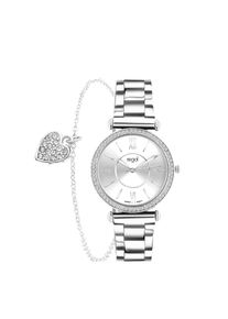 Lucardi Dames Analoog horloge zilver Onesize