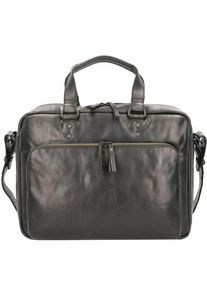 Aunts & Uncles aunts & uncles The Workmates Supervisor Porte-documents en cuir 41 cm Compartiment pour ordinateur portable noir