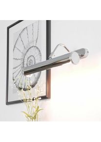 Licht-Erlebnisse - Lampe à tableau en laiton chromé 30cm - argent brillant