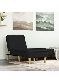 Prolenta Premium - Maison du'Monde - Chaise longue noir tissu