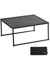 Decdeal - Table pliante portative extérieure, table de barbecue multifonctionnelle domestique de camping et de pique-nique, équipement de