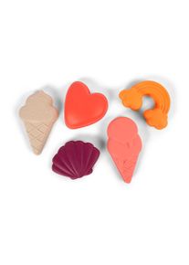 Filibabba - Silicone sand toys 5 pieces - Beach Fun - (FI-03089)