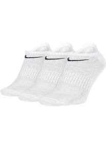 Nike Unisex Everyday Lightweight No-Show Training Socks (3Paar) weiß