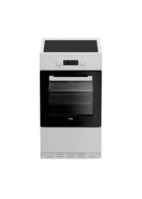 Cuisiniere induction Beko FSM58301WC - 3 feux - 0,92 kwh/cycle - 50cm