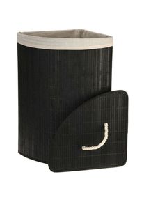Bathroom Solutions - Panier à linge de style scandinave, bambou, 72 l