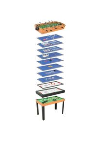 vidaXL - Table de jeu multiple 15 en 1 121x61x82 cm Érable