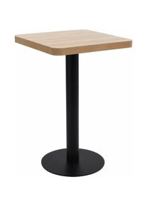 Furniture Limited - Table de bistro Marron clair 50x50 cm mdf