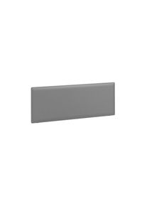 Panneau acoustique l 120 cm pour bureaux droits - Arch gris perle - fixation blanche - Maxiburo - Blanc