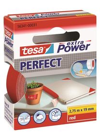 Tesa Cloth Tape extra Power Perfect 2.75m x 19mm Red