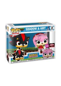 Funko! POP 2PK Excl Sonic Shadow & Amy Rose