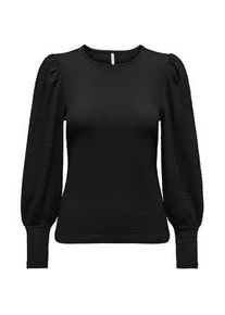 Only Langarmshirt »ONLCARLA L/S PUFF SLEEVE TOP JRS« Only Black M (38)