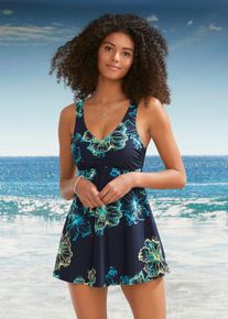 bonprix Femei Rochie baie, efect shape mediu albastru 54