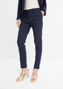 bonprix Mujer Pantal&oacute;n el&aacute;stico de estilo ejecutivo azul 34