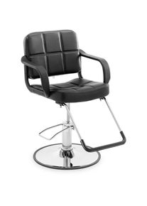 Physa Fauteuil de coiffeur Chaise de barbier Repose-pieds 50 - 64 cm 170 kg noir