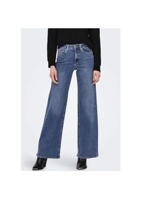 Only High-waist-Jeans »ONLMADISON BLUSH HW WIDE DNM CRO372 NOOS« Only Medium Blue Denim L (40)