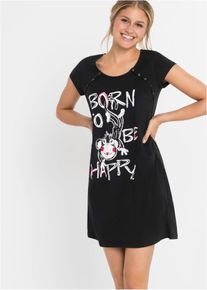 &Auml;itiysy&ouml;paita/imetysy&ouml;paita puuvillalla, musta, 36/38, bonprix