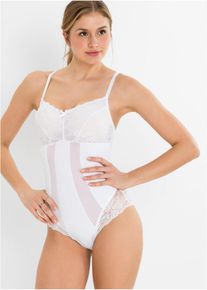 Keskitasoisesti muotoileva body, valkoinen, 42, bonprix