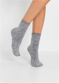 bonprix Női Thermo frottír zokni bio-pamuttal (5 pár) kék 39-42