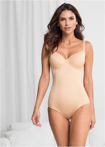 Keskitasoisesti muotoileva body, beige, 80B, bonprix
