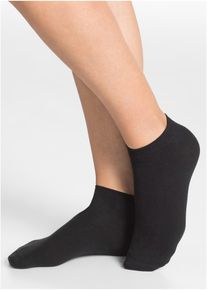 Lapset Sneakersukat luomupuuvillalla (8 parin pakkaus), musta, 39-42, bonprix