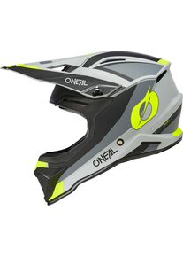 O Neal ONeal 1SRS Stream, motocross helmet , color: Matt Black/Grey/Neon-Yellow , size: XL