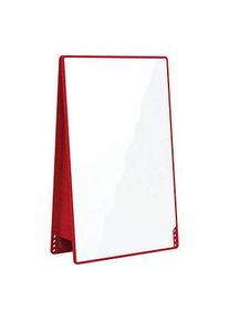 PLAYROOM mobiles Whiteboard Playboard 75,0 x 118,0 cm rot emaillierter Stahl