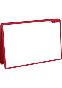 PLAYROOM mobiles Whiteboard Playboard 50,0 x 75,0 cm rot emaillierter Stahl