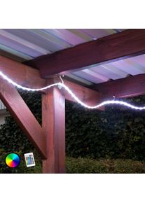 Briloner RGB-LED-Strip Ora für außen inklusive FB, 500 cm