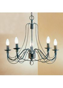 Orion Clara Chandelier Country House Style Five Bulbs