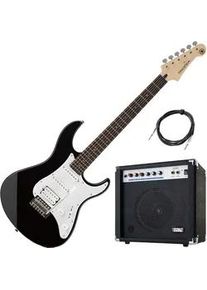 Yamaha Pacifica 012 BL Black E-Gitarre AK20G Set