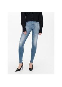 Only Skinny-fit-Jeans »ONLPOWER MID PUSH UP SK DEST DNM REA935« Only Light Medium Blue Denim L (40)