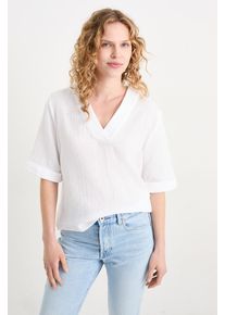 C&Amp;A Bluse, Weiß, Taille: 40
