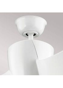 Kichler LED ceiling fan Phree 56, three-blade, white