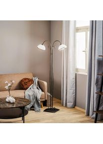 Luminex Antica floor lamp in country house style, 2-bulb