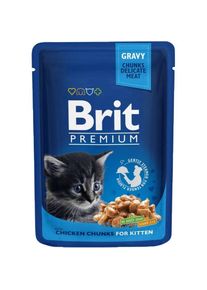 Poche Brit premium chat sachets de poulet pour les chatons 100G Brit des pochettes, des chats 249909
