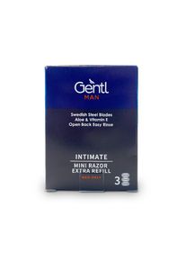 Gentl - Recharge de mini lames de rasoir Gentl Man - 3 pièces